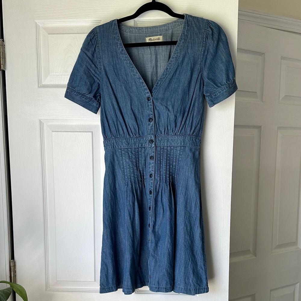 Madewell Denim Daylily Dress in the Annetta Wash 0